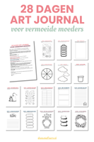 28 dagen art journal voor vermoeide moeders