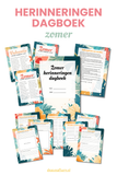 Zomerherinneringen-dagboek