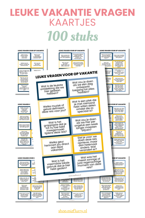 Vakantie vragen kaartjes