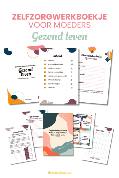 Zelfzorgwerkboek oktober - Gezond leven