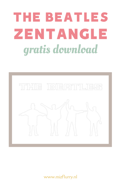 The Beatles Zentangle