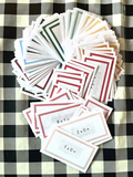 Tafelkaartjes - flitskaartjes met de tafels van vermenigvuldiging