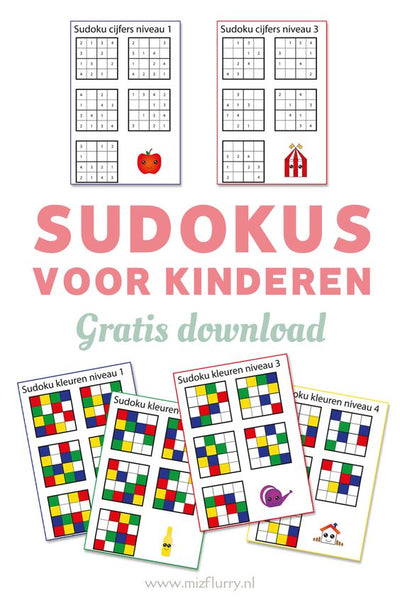 Sudoku's voor kleuters